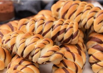 Zweifarbige Mini-Brioche: duftend, lecker und schön anzusehen!