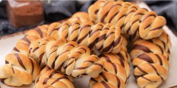 Zweifarbige Mini-Brioche: duftend, lecker und schön anzusehen!