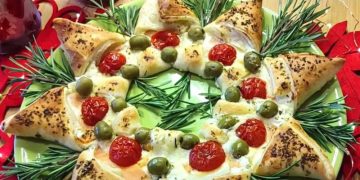 Blätterteiggirlande mit Lachs: das Rezept für eine originelle und leckere Vorspeise