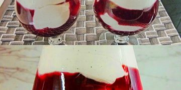 Schlamm Dessert mit Vanillepudding, absolut hammermassig 