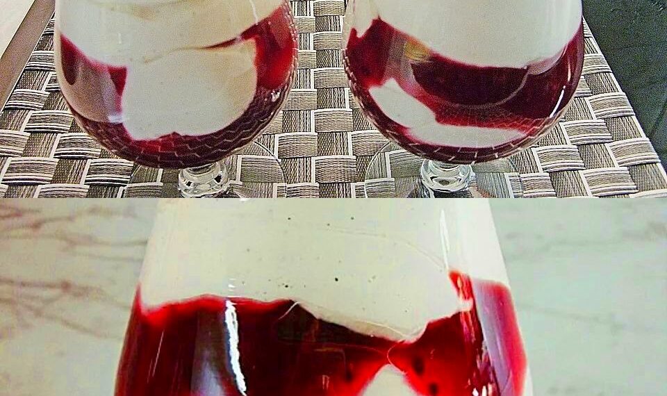 Schlamm Dessert mit Vanillepudding, absolut hammermassig 