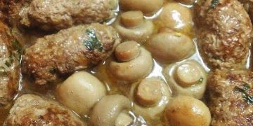 Fleischbällchen mit Pilzen