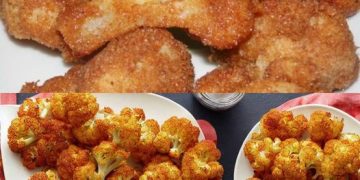  Panierter Blumenkohl aus dem Backofen