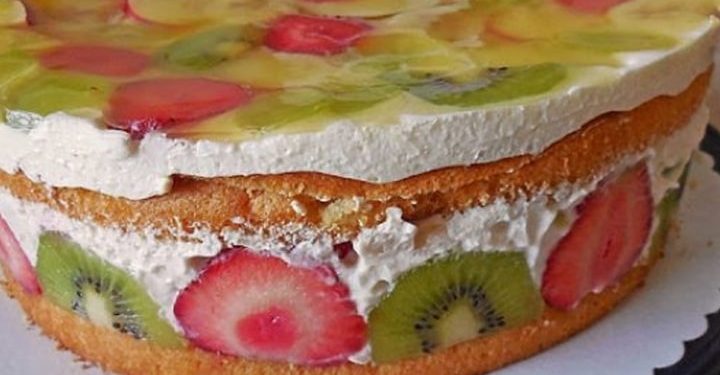 Obst Quark Torte