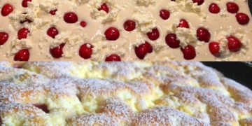 Omas Quark Kirsch Kuchen, die ganze Familie ist verrückt danach!