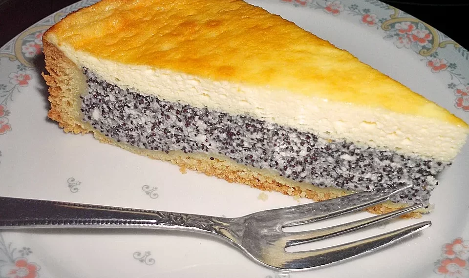 Mohnkuchen mit Schmand