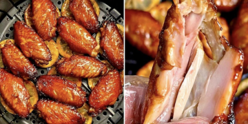 Klebrige Sesam-Hähnchenflügel