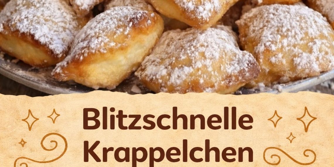 Omis Kräppelchen die ich 2x pro Woche backen, wie vom Weihnachtsmarkt
