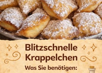 Omis Kräppelchen die ich 2x pro Woche backen, wie vom Weihnachtsmarkt